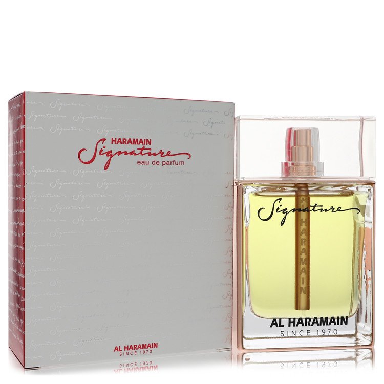 Al Haramain Signature by Al Haramain Eau De Parfum Spray (Unboxed) 3.4 oz Al Haramain Signature by Al Haramain Eau De Parfum Spray (Unboxed) 3.4 oz